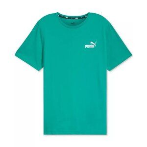 Puma Men Regular fit Short Sleeve T-Shirt Shirt Size XL Green Solid
